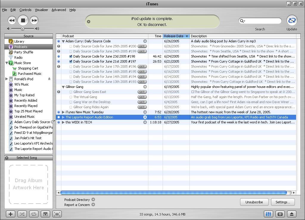 iTunes Podcasts