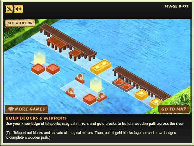 One of the tutorial level